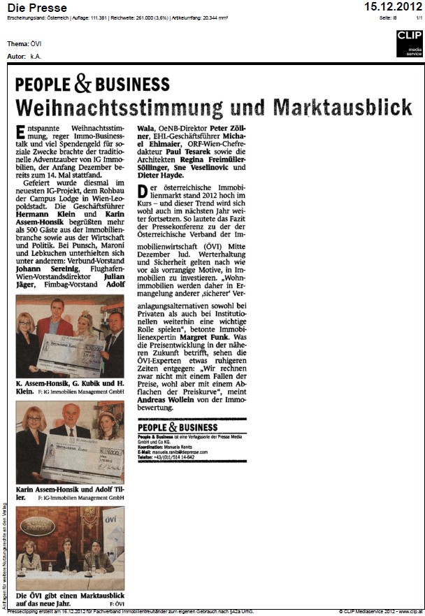 presse artikel people and business